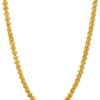 LVA CREATIONS Gold plated chain necklace jewelry mala for men and women