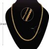 LVA CREATIONS Gold plated chain necklace jewelry mala for men and women