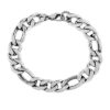 LVA CREATIONS Silver plated chain with bracelet for men and boys