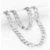 LVA CREATIONS Silver plated chain with bracelet for men and boys