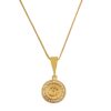 LVA CREATIONS Gold plated chain with pendant necklace jewelry for men and women