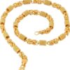 LVA CREATIONS Gold plated chain necklace jewelry mala for men and women