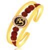 LVA CREATIONS Gold Plated om bracelet Kada for men and boys