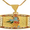 LVA CREATIONS Gold plated chain with krishna pendant necklace for men and women