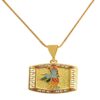 LVA CREATIONS Gold plated chain with krishna pendant necklace jewelry for men and women