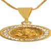 LVA CREATIONS Gold plated chain with ganesh pendant necklace jewelry for men and women