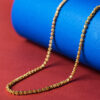 LVA CREATIONS Gold plated chain necklace jewelry mala for men and women