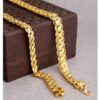 LVA CREATIONS Gold plated chain necklace jewelry mala for men and women