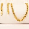 LVA CREATIONS Gold plated chain necklace jewelry mala for men and women