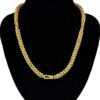 LVA CREATIONS Gold plated chain necklace jewelry mala for men and women