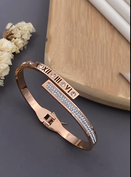 LV Diamond Plated Kada Bracelet - UpdateLife