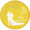 LVA CREATIONS 10 gm/GRAMS x 2 pure Silver Coins combo = 20 gram bar 999 bis hallmarked happy Birthday gift & congratulation coins (Combo of 2) 20 gm 2 coin set for gift in happy birthday & wedding anniversary gift festive gift pack. gift for wife wedding anniversary special