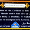 LVA CREATIONS 20 grams pure silver coin Bis Hallmark 999 fine silver 20 gm bar king george for gift in happy birthday & happy anniversary.Festive gift pack for pooja & Dhanteras diwali.