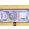 LVA CREATIONS Fine pure Silver Currency Note coin bar of 100 with 999 Purity for gift in happy birthday gift & happy anniversary gift festive gift pack for pooja & Dhanteras diwali. gift for wife birthday wedding special